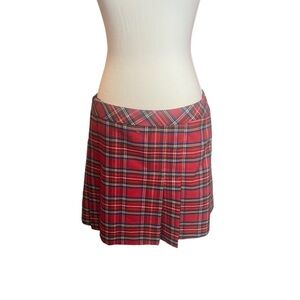 Dorthy Perkins kilt like mini skirt ladies M/l UK 14 plaid tartan
